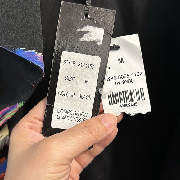 2️⃣ for $20 NWT QED London Colorful Feather Graphic Woman Blazer - Picture 8 of 13